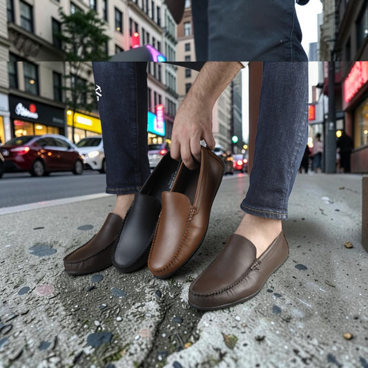 styled in a casual urban street setting.