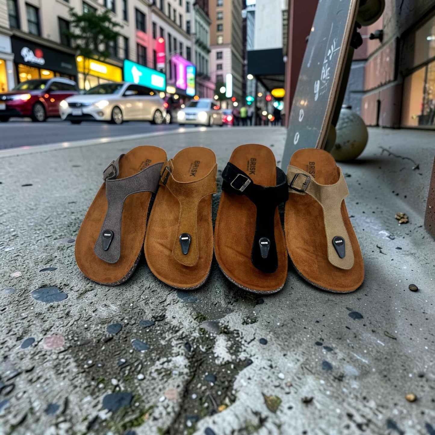 Adjustable Toe-Loop Comfort Sandals