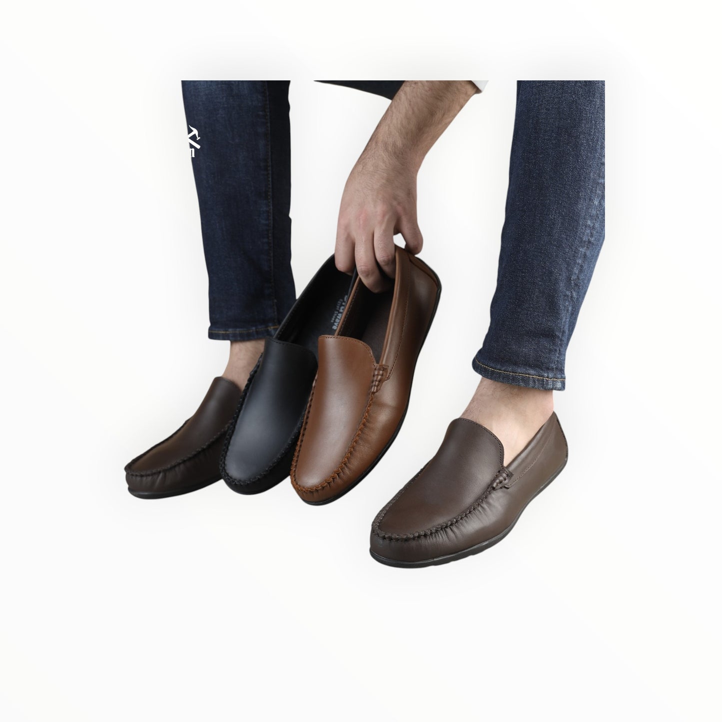 styled in a casual urban street setting.