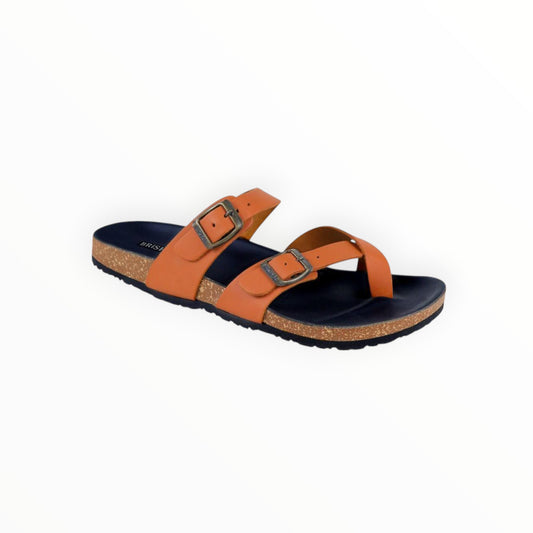 Toe-Loop Double Buckle Comfort Sandal