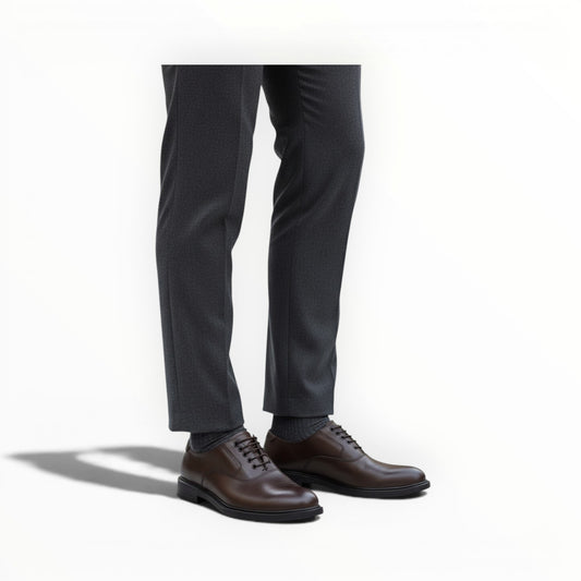 Classic Dark Brown Oxford Dress Shoes