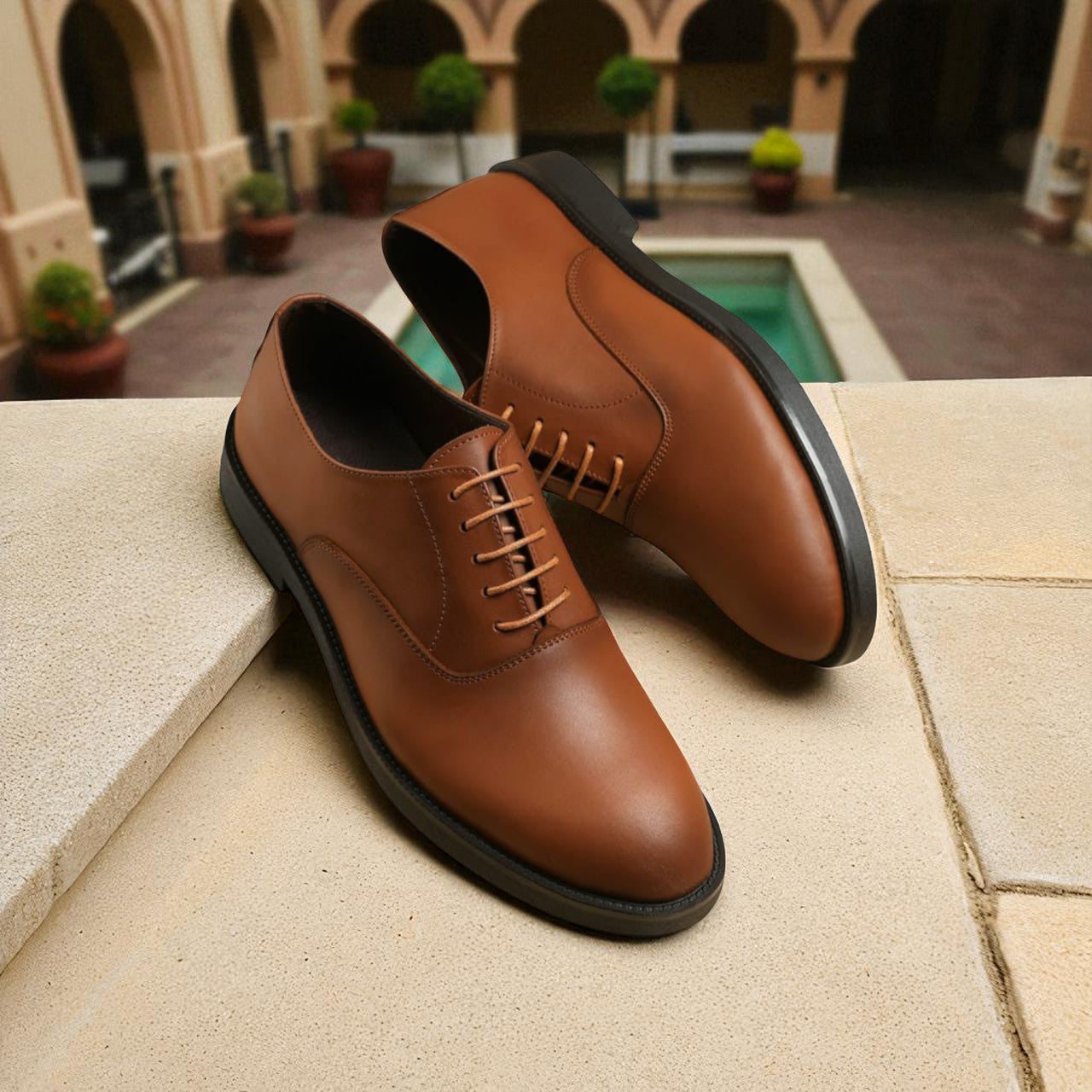 Classic Plain-toe Oxfords
